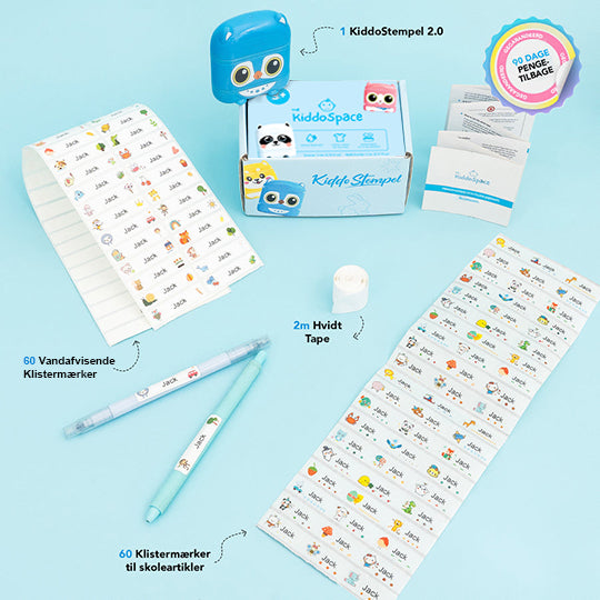 KiddoStempel™ 2.0 - Komplet Stemplingssæt
