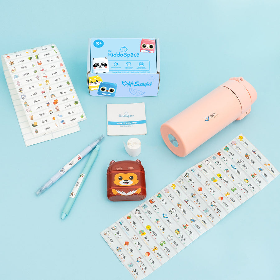 KiddoStempel™ 2.0 - Komplet Stemplingssæt