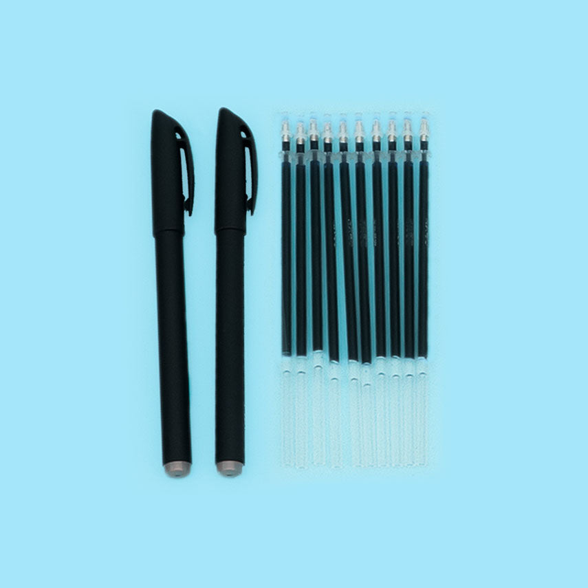 2 Ekstra penne med forsvindende blæk + 10 Ekstra blækrefills