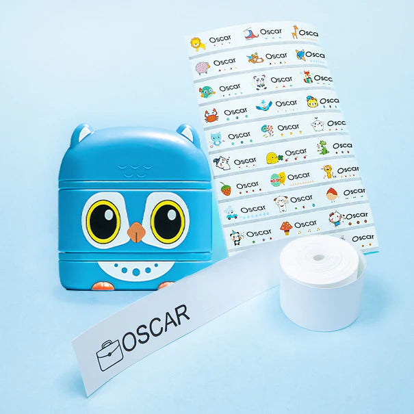 50 cm hvid tape + x30 Vandresistent klistermærker